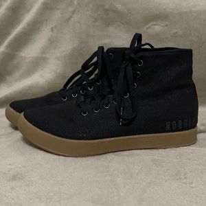 NoBull High Top Black Dark Gum Canvas Trainer